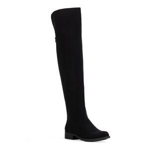 SUN STONE Womens Black Gored Allicce Round Toe Block Heel Zip-Up Boots 7 M